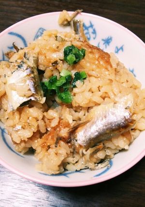 めんつゆで作るししゃもの炊き込みごはん♪-レシピのメイン写真