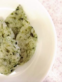 離乳食中期♡手づかみ用青海苔チーズお焼き-レシピのメイン写真