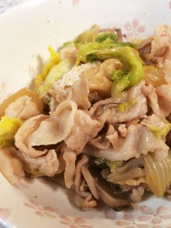 簡単♪白菜と豚バラの炒め煮-レシピのメイン写真