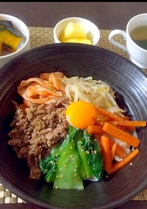 茹でて焼いて和えるだけ！簡単ビビンバ-レシピのメイン写真