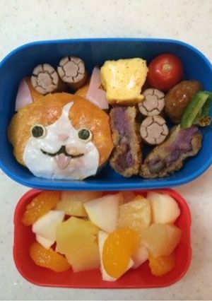キャラ弁♪妖怪ウォッチ☆ジバニャン-レシピのメイン写真