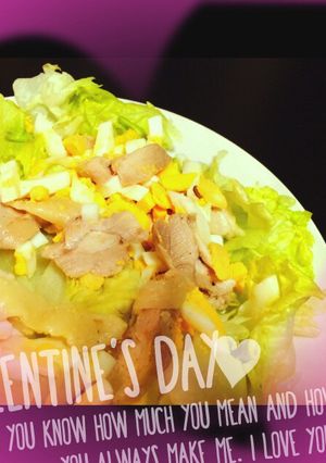 ボイルチキンとタマゴのサラダ♡*゜-レシピのメイン写真