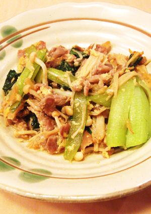 黒酢野菜炒め-レシピのメイン写真