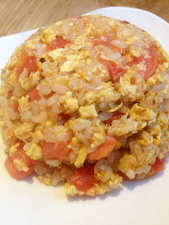 トマト丸ごと!トマ玉サラダ炒飯☆-レシピのメイン写真