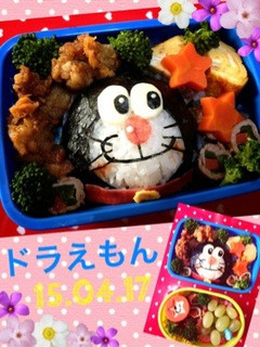 ドラえもん♡キャラ弁-レシピのメイン写真