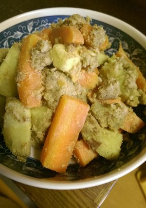 雪下人参とサツマイモの胡麻和え-レシピのメイン写真