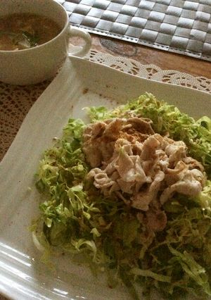 春キャベツの豚しゃぶのせ-レシピのメイン写真