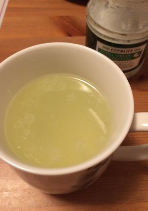 ココナッツオイルとレモンのドリンク-レシピのメイン写真