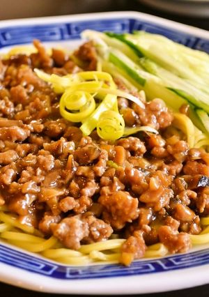 パスタでお手軽　簡単ジャージャー麺-レシピのメイン写真