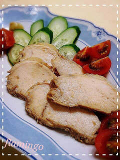 本格的なタレにつけた鶏のチャーシュー-レシピのメイン写真