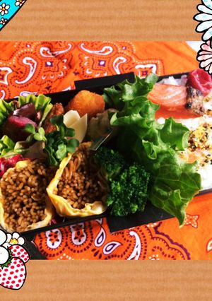 高校生お弁当♪オム焼きそば-レシピのメイン写真