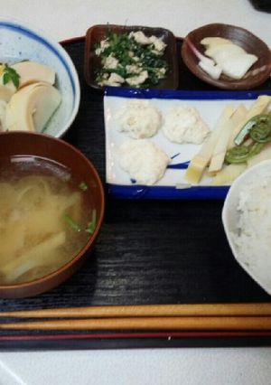 血管プラークダイエット食262（山菜）-レシピのメイン写真