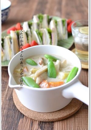 春を感じるスナップエンドウのクリーム煮-レシピのメイン写真