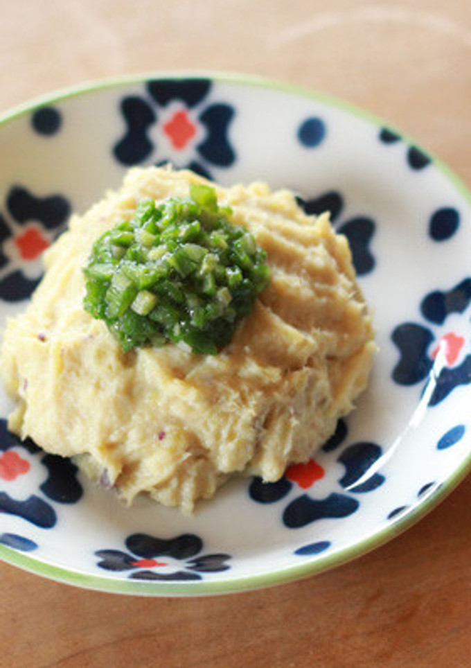 【離乳食初期】さつまいもと魚の白和え-レシピのメイン写真