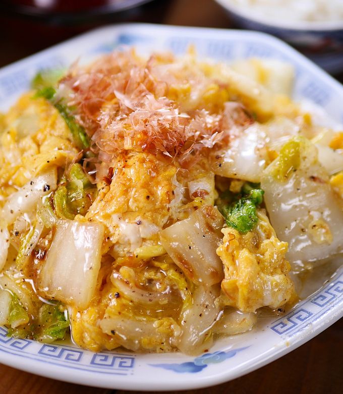 白菜と卵の和風うま塩バタポン炒め🤩-レシピのメイン写真