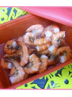 ~海老の下処理 & 海老の酒蒸し~-レシピのメイン写真