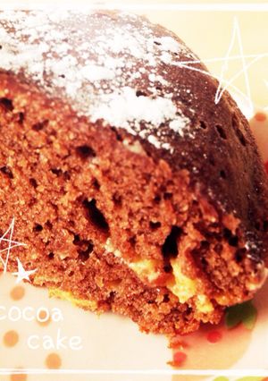 ♡ホワイトチョコ好きの簡単ココアケーキ♡-レシピのメイン写真