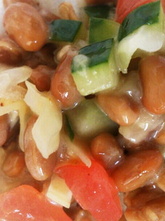 夏バテ解消!!夏野菜と納豆-レシピのメイン写真