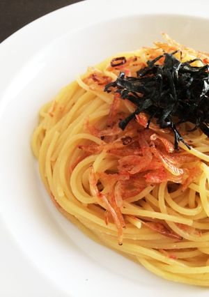 お助けパスタ♪桜海老のペペロンチーノ♪-レシピのメイン写真