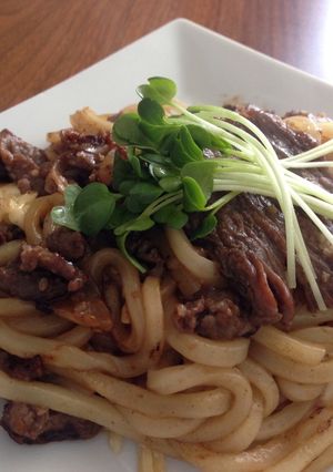 簡単 プルコギビーフの焼きうどん-レシピのメイン写真