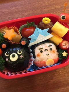 キャラ弁☆子供の日☆金太郎弁当-レシピのメイン写真