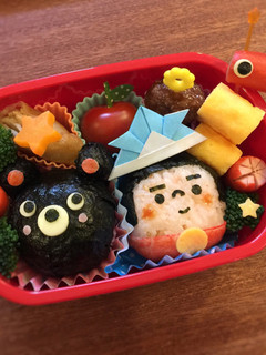 キャラ弁☆子供の日☆金太郎弁当-レシピのメイン写真