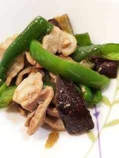 簡単☆豚肉とナスのしょうが炒め-レシピのメイン写真