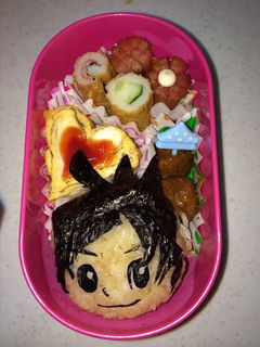 妖怪ウォッチ ケータ けいたくんキャラ弁-レシピのメイン写真