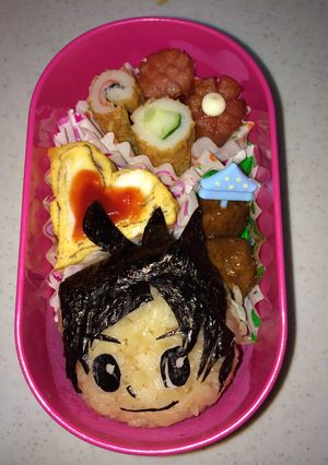 妖怪ウォッチ ケータ けいたくんキャラ弁-レシピのメイン写真