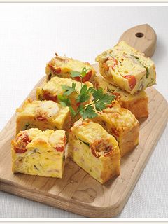 生ハムとプチトマトのケークサレ-レシピのメイン写真