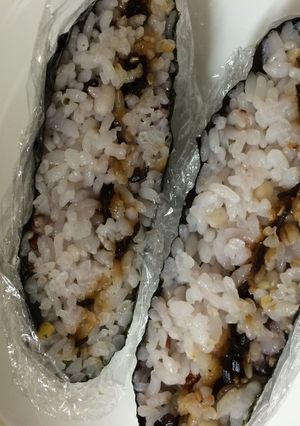 簡単！時短！ごま昆布のおにぎらず-レシピのメイン写真