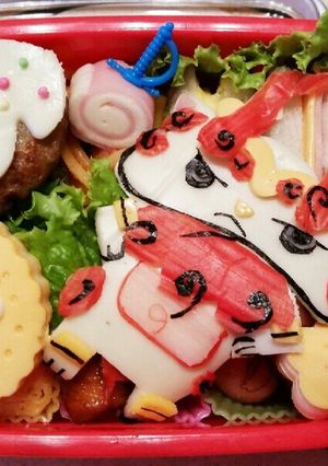 妖怪ウォッチ シュラコマ全身キャラ弁-レシピのメイン写真