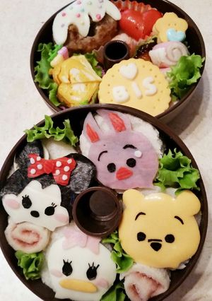 ツムツム キャラ弁-レシピのメイン写真