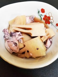 筍とひいかの煮物-レシピのメイン写真