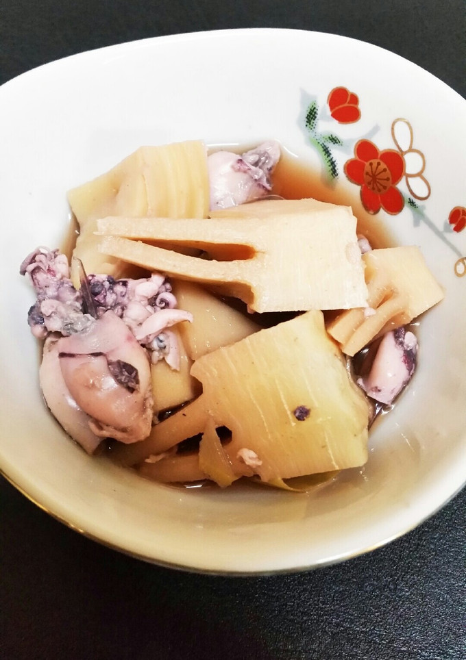 筍とひいかの煮物-レシピのメイン写真