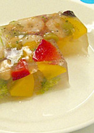 カラフル野菜の寒天ゼリー-レシピのメイン写真