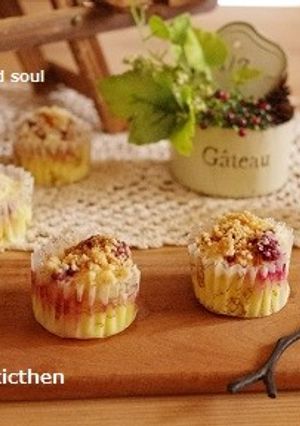 スフレクランブルケーキ-レシピのメイン写真