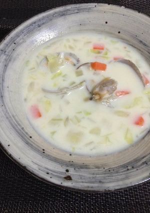 春野菜の酒粕クラムチャウダー-レシピのメイン写真