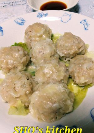 豆腐とレンジでヘルシーふわふわシュウマイ-レシピのメイン写真