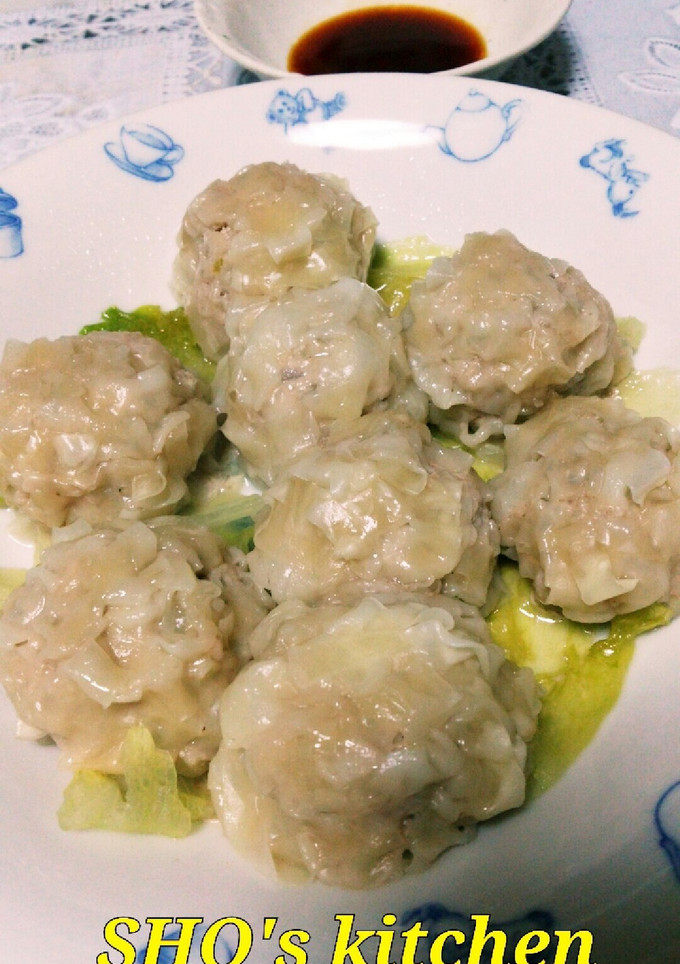 豆腐とレンジでヘルシーふわふわシュウマイ-レシピのメイン写真