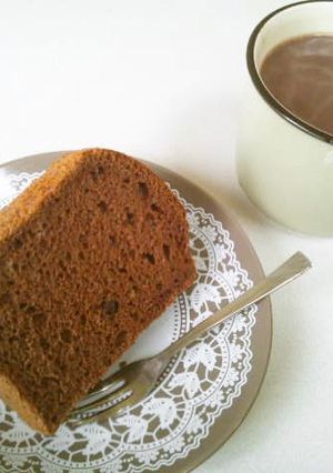 ノンオイル☺ココアシフォンケーキ-レシピのメイン写真