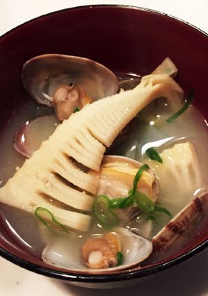春たっぷり☆筍とアサリのお味噌汁-レシピのメイン写真
