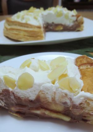 幸せな気分になれる☆チョコバナナパイ-レシピのメイン写真
