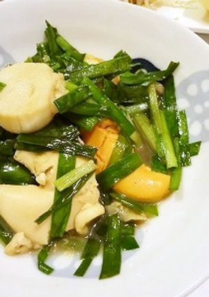 帆立とニラのバター醤油♪-レシピのメイン写真
