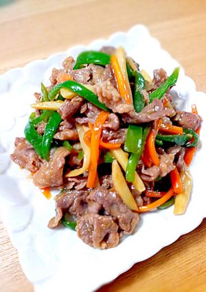 旬のタケノコを使った☆簡単☆青椒肉絲-レシピのメイン写真