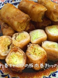 ふわふわ春キャベツの豚肉巻き❀-レシピのメイン写真