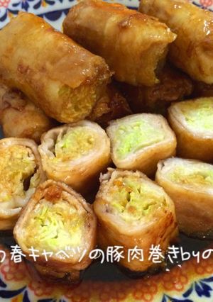 ふわふわ春キャベツの豚肉巻き❀-レシピのメイン写真