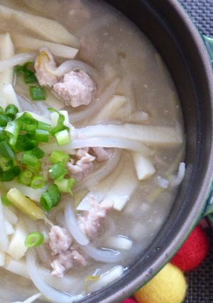 ストウブで生姜香る筍のあんかけスープ-レシピのメイン写真