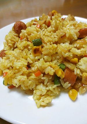 カレーチャーハン-レシピのメイン写真