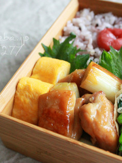 おつまみにも◎麺つゆで焼き鳥弁当-レシピのメイン写真